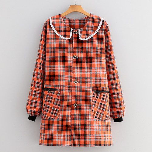 长袖正穿围裙女士罩衣工作上班