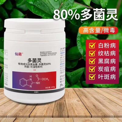 花卉月季多肉仙葩多菌灵80%