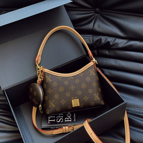 小众超火迷你托特包包女2025新款时尚腋下包高级感百搭老花斜挎包