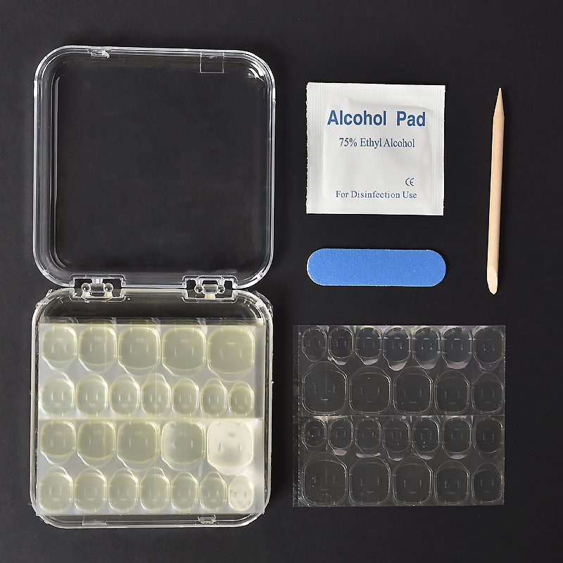 美甲果冻胶穿戴甲专用超粘牢固双面贴透明可拆卸甲片胶水假指甲贴