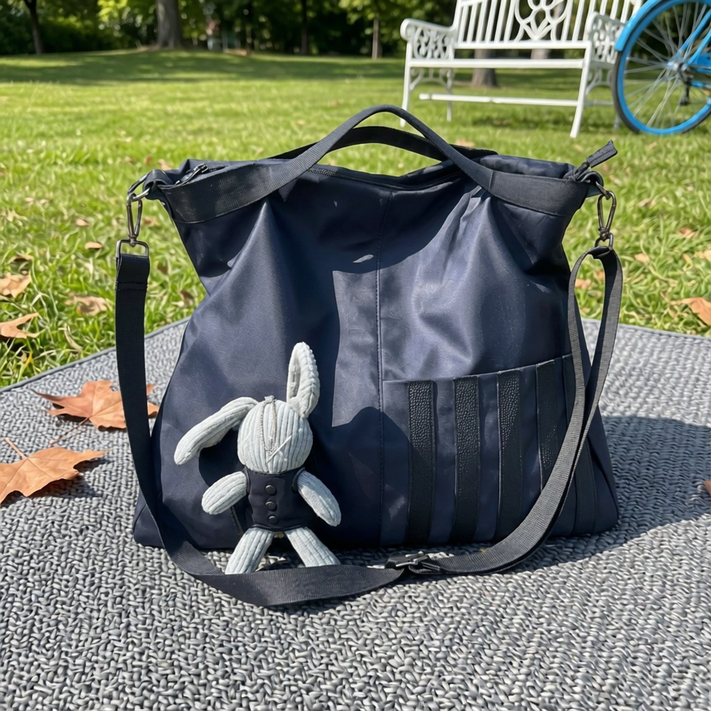 大容量牛津布百搭单肩斜挎包女2026新款休闲个性搞怪公仔手提包男,箱包皮具/热销女包/男包,通用款女包,淘宝优惠券,粉丝福利购,淘宝优惠卷