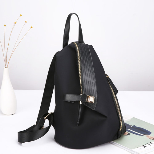 旅行帆布双肩包防水轻便潮流网红