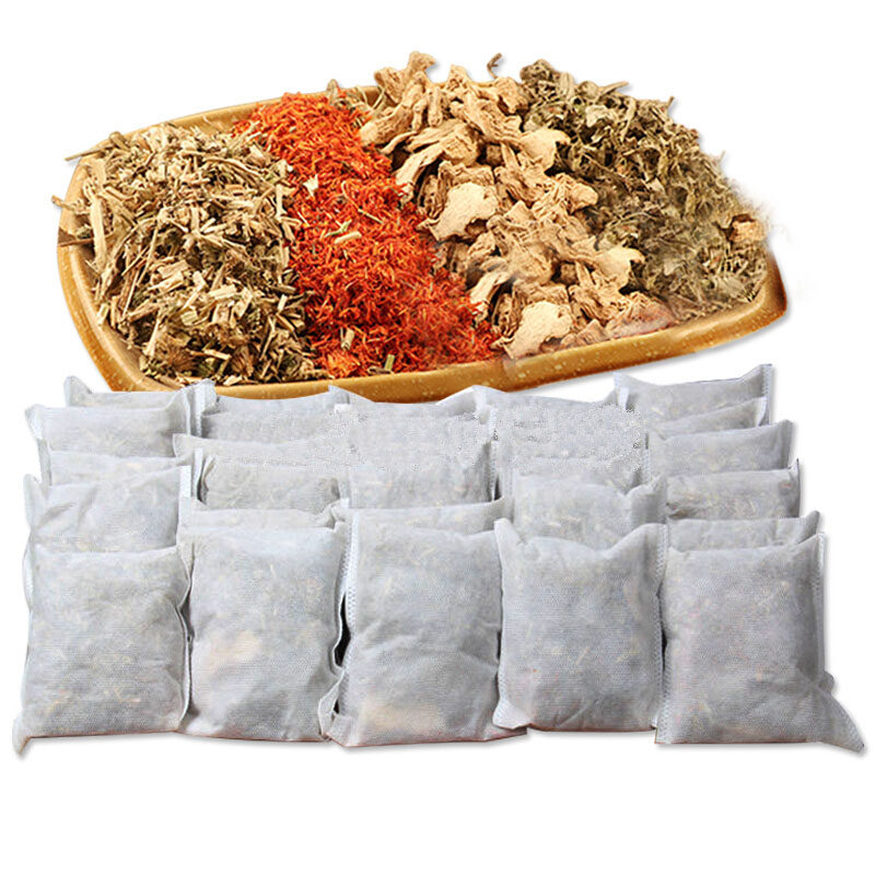 老姜艾草叶藏红花益母草泡脚粉药材包通用驱寒纯草本精制泡澡药包