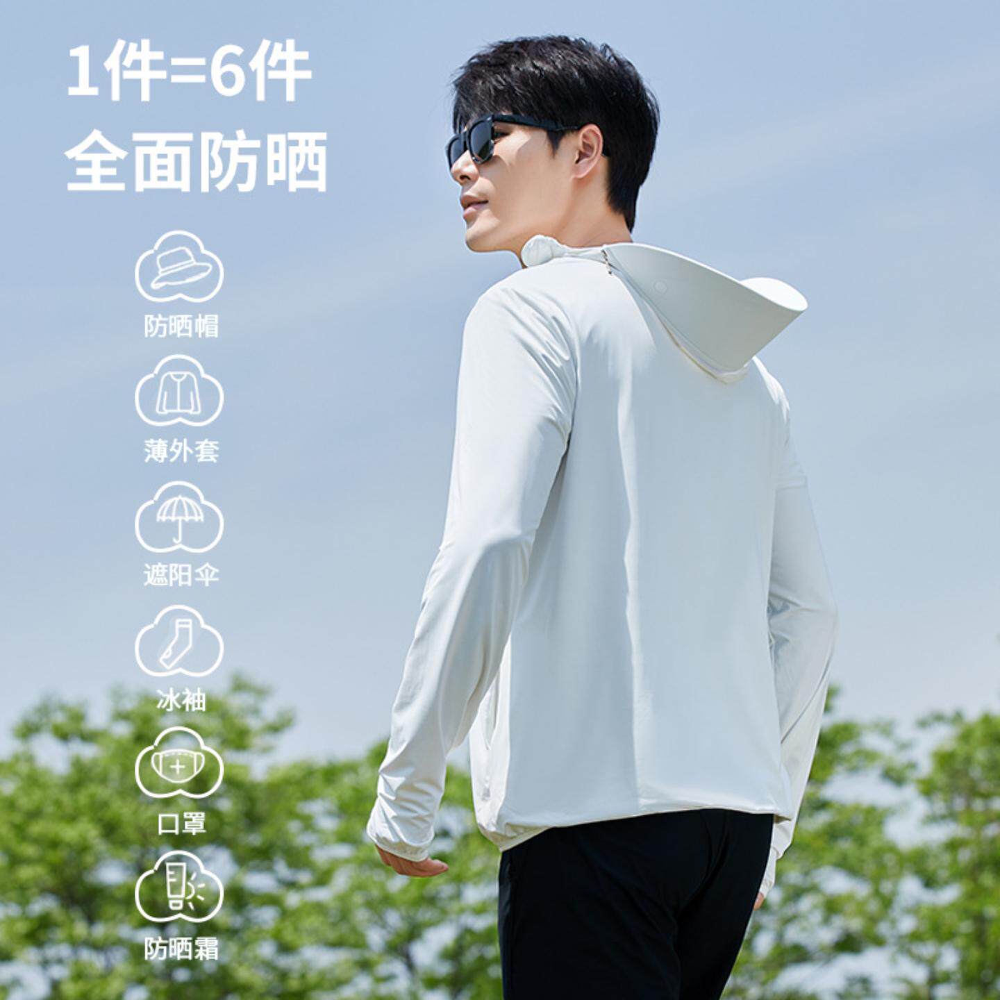 男女同款透气轻薄防晒衣抗紫外线