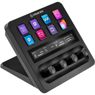 Elgato Stream Deck + 直播导播切换台可编程快捷宏键盘旋钮调节