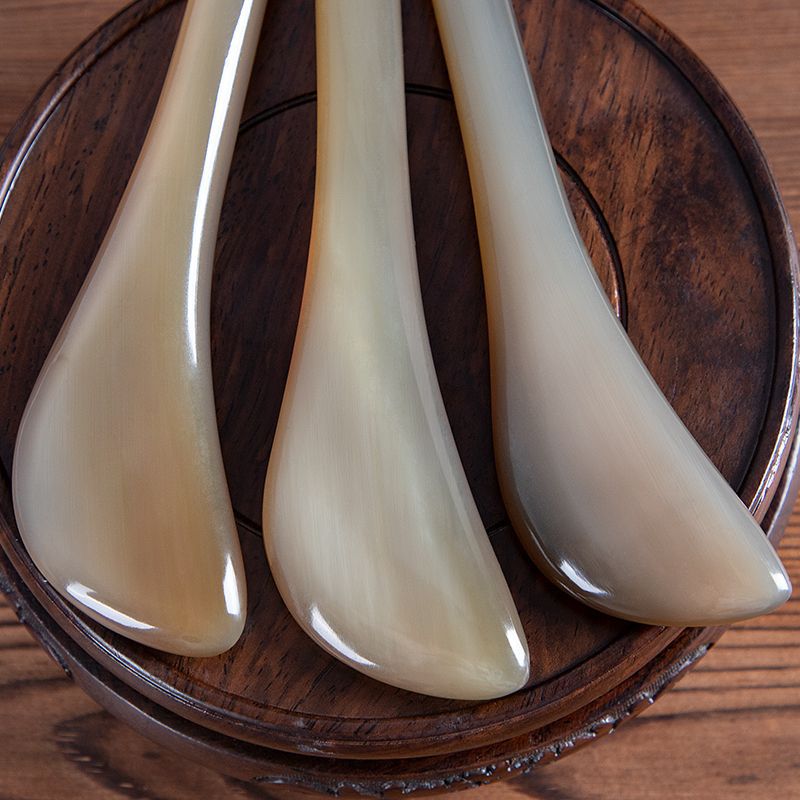白水牛角面部拔筋棒拨筋