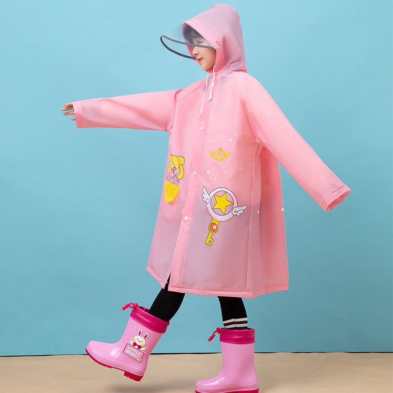 EVA隐藏式一体背包儿童雨