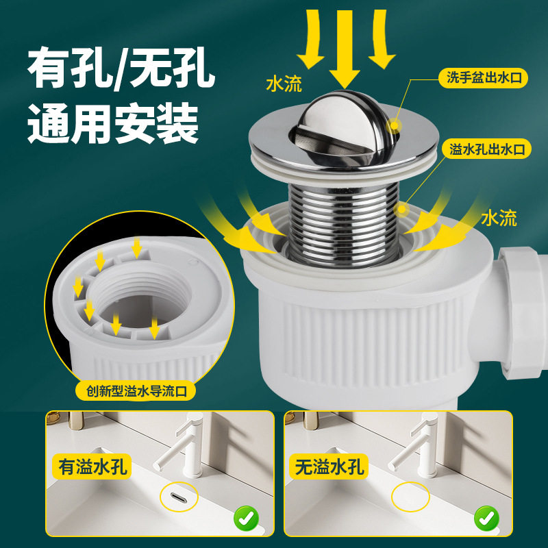 面盆下水器洗手池墙排管