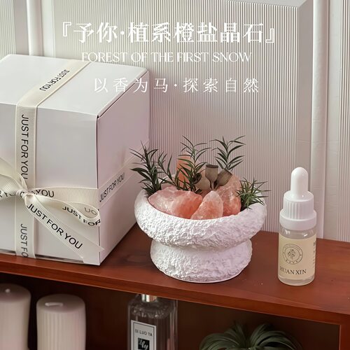 予你·植系橙盐晶石香薰扩香石无火香薰礼盒送女生闺蜜礼物心