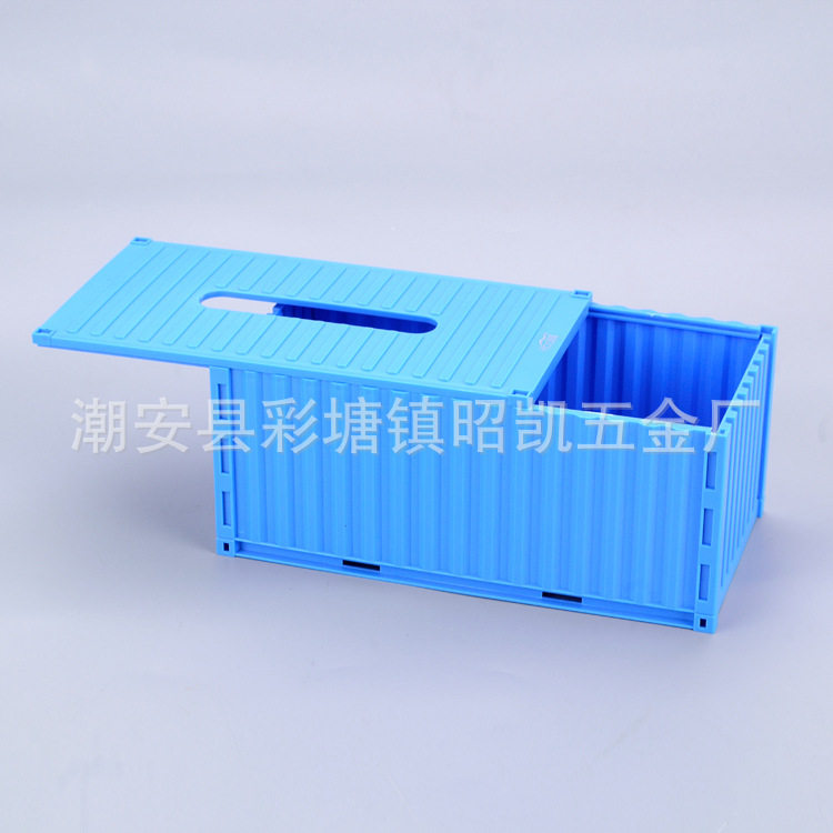 卫浴复古创意集装箱纸巾
