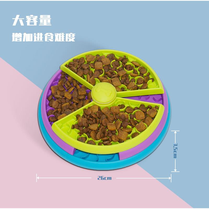 新款宠物三层慢食碗益智