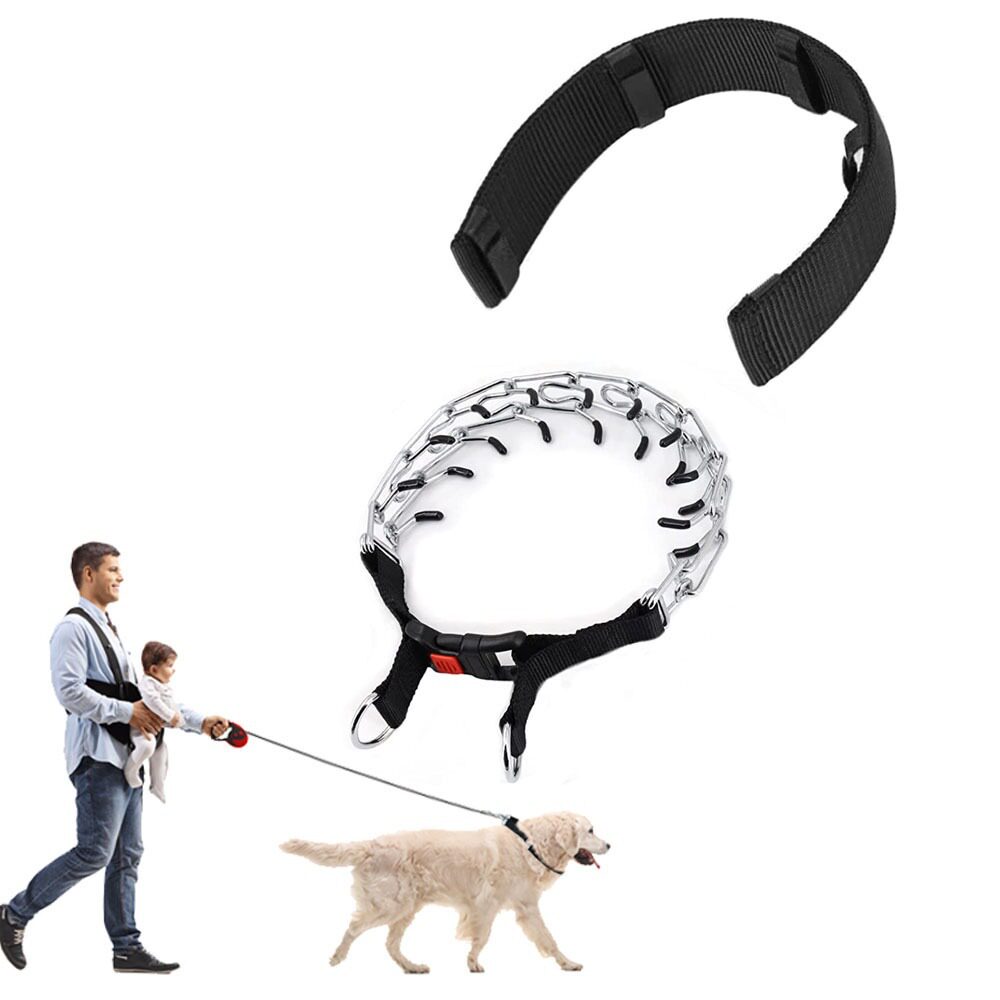 可拆卸训狗刺激链魔术贴