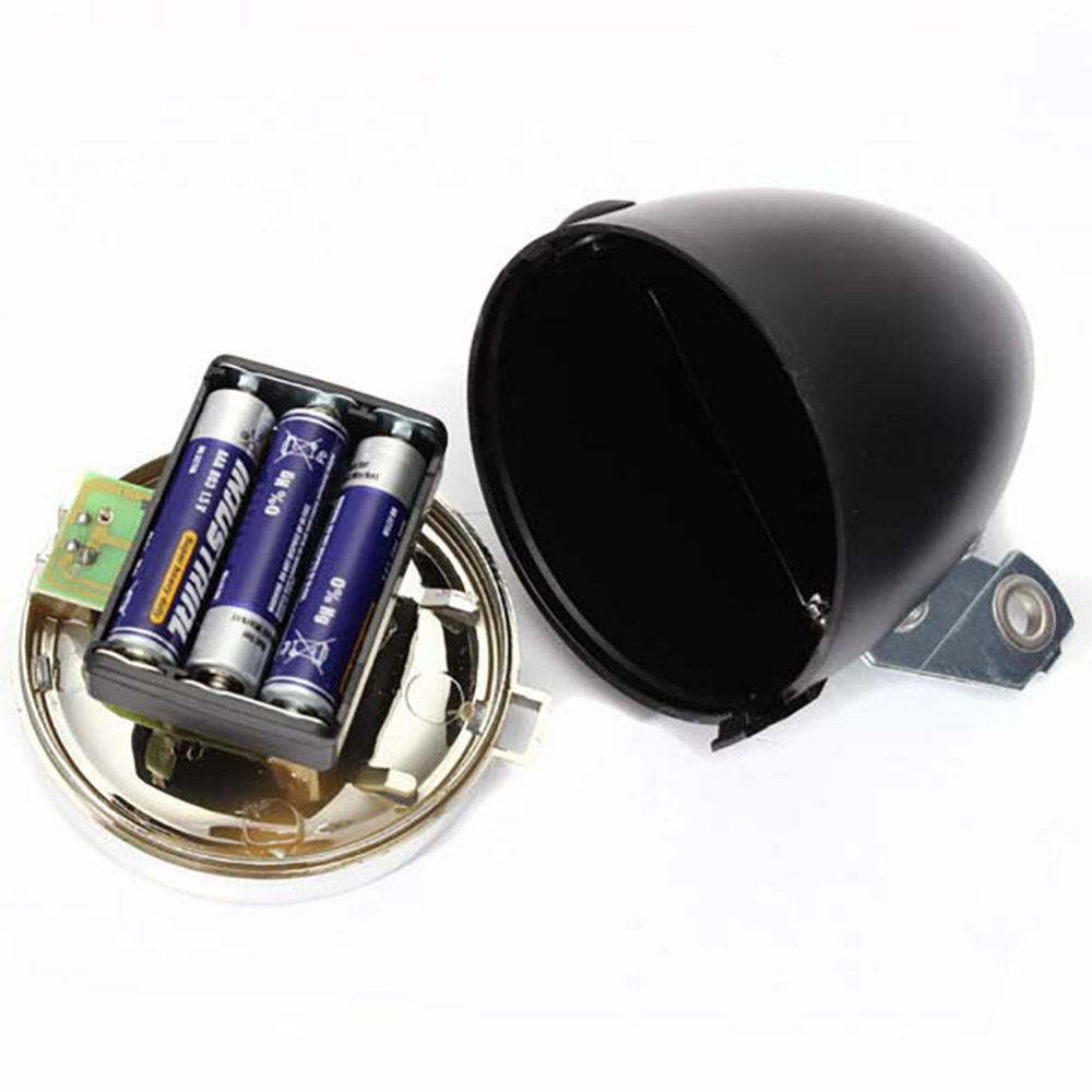 自行车灯夜骑警示灯3led复古单车灯骑行装备自行车前灯超亮