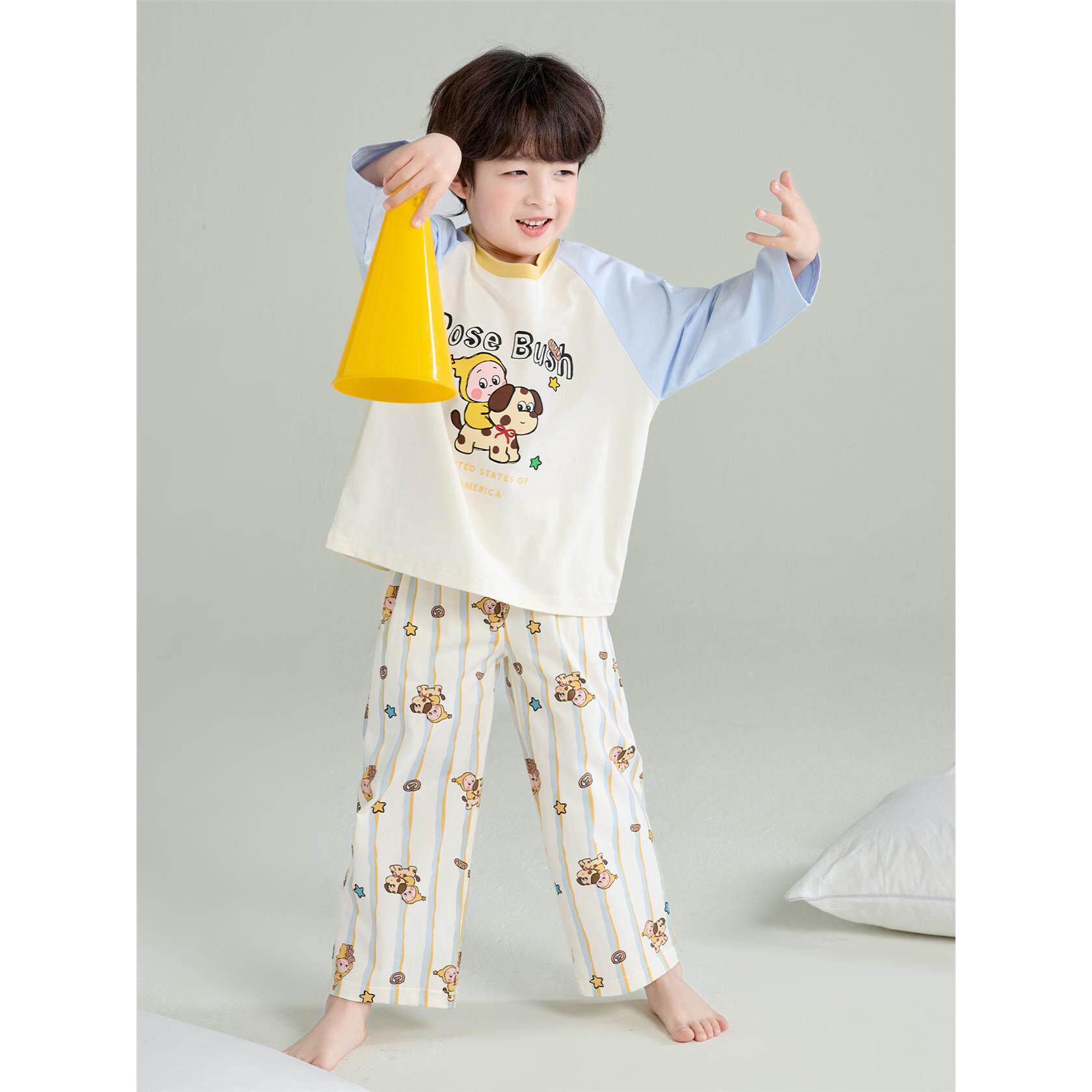 2026新款儿童睡衣男童长