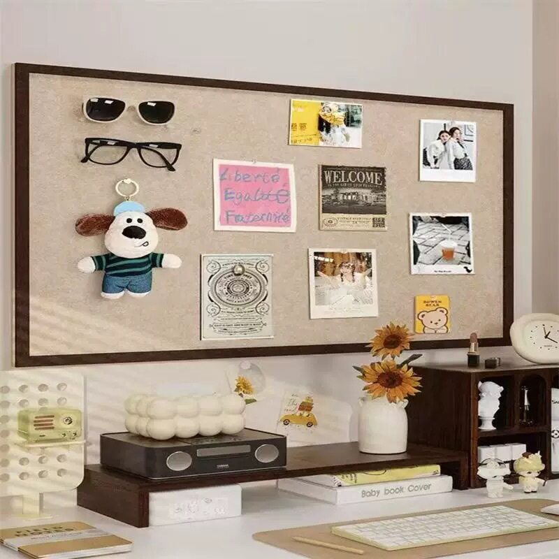 毛毡板照片墙展示绒板拍