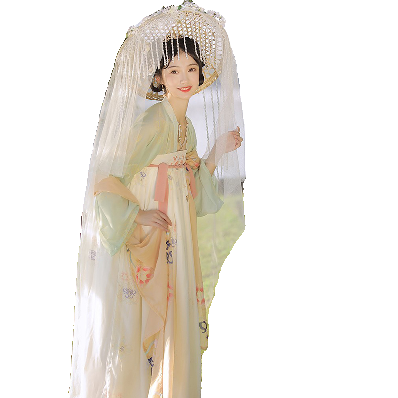 柒玥瑾_素渺 原创齐胸襦裙汉服女2025新款春夏唐制复原款仙气古装