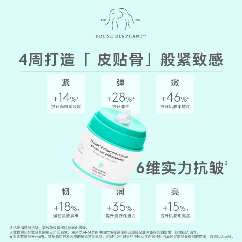 【交个朋友付定！20日晚8付尾款】醉象蓝罐多肽面霜50mL紧致D11