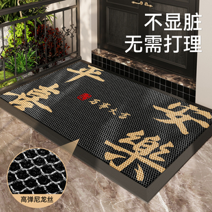 进门地垫2025新款TPE耐脏免洗高端门口防滑脚垫高级感入户门地毯