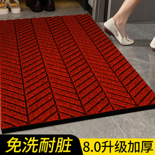 豪宅入户门地垫吸水除尘轻奢加厚地毯防滑耐脏进门家用大门口脚垫