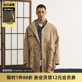 风衣工装 TIRES M65日系复古M51水洗鱼尾工装 外套PARKA大衣宽松VV