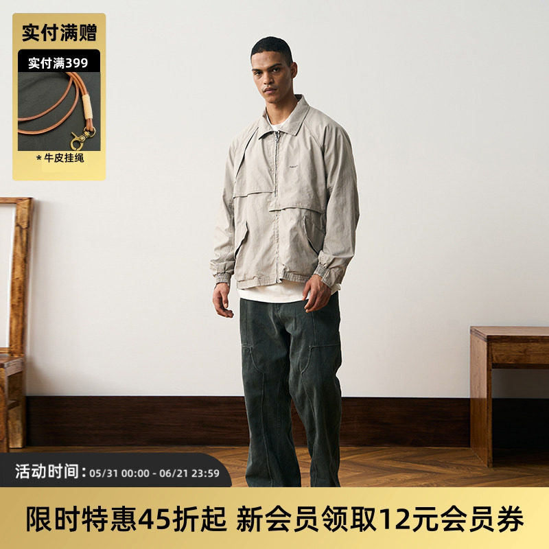 TIRES 23AW 日系复古底特律工装夹克水洗M65四袋休闲外套M51秋冬