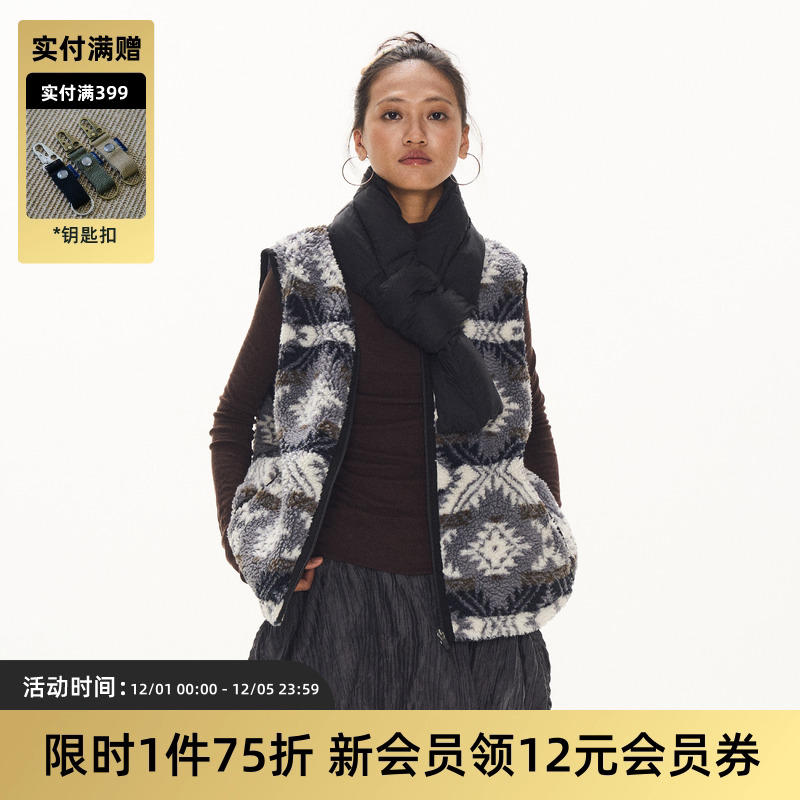 TIRES24AW日系复古立领马甲