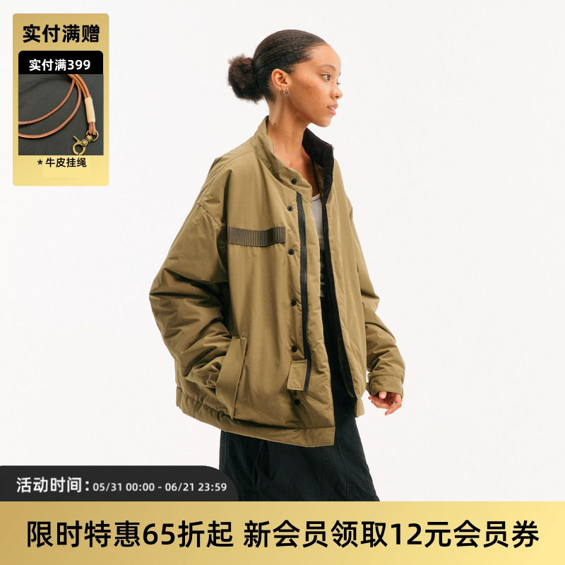 TIRES「澄砺」日系复古M51棉服夹克 工装宽松厚保暖外套秋冬男女