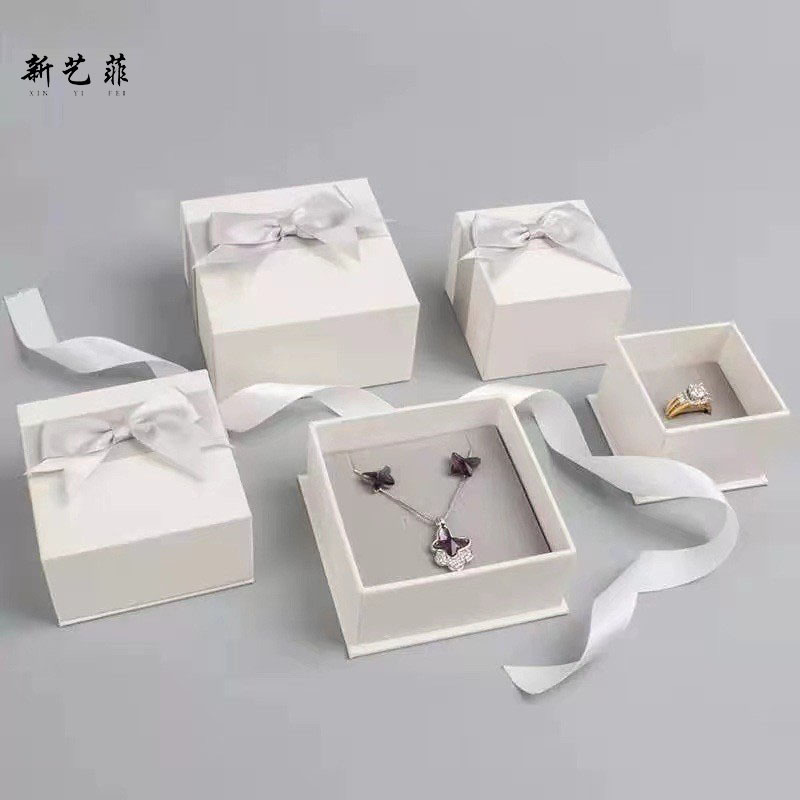 首饰盒珠宝 项链盒戒指耳钉项链手镯套装礼品盒 饰品包装零售