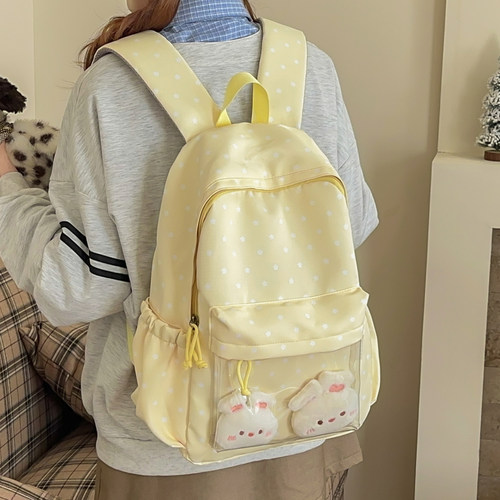 痛包双肩包女书包可爱小清新背包