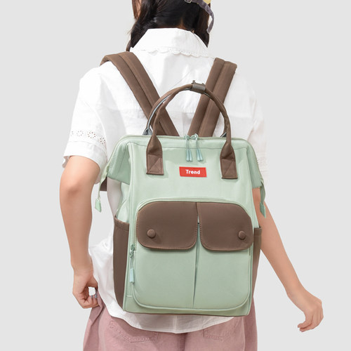 妈咪包双肩包大容量书包出行背包