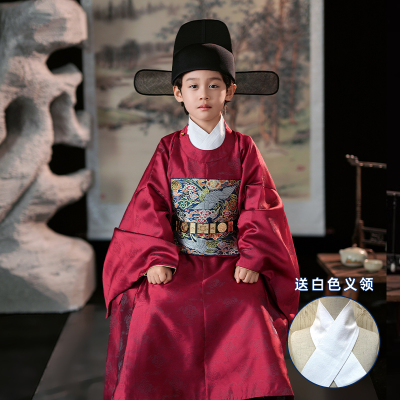 衣锦司儿童明制圆领补服超高品质