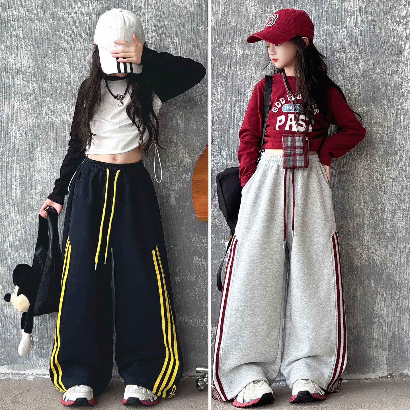女童爵士舞加绒加厚练功表演套装