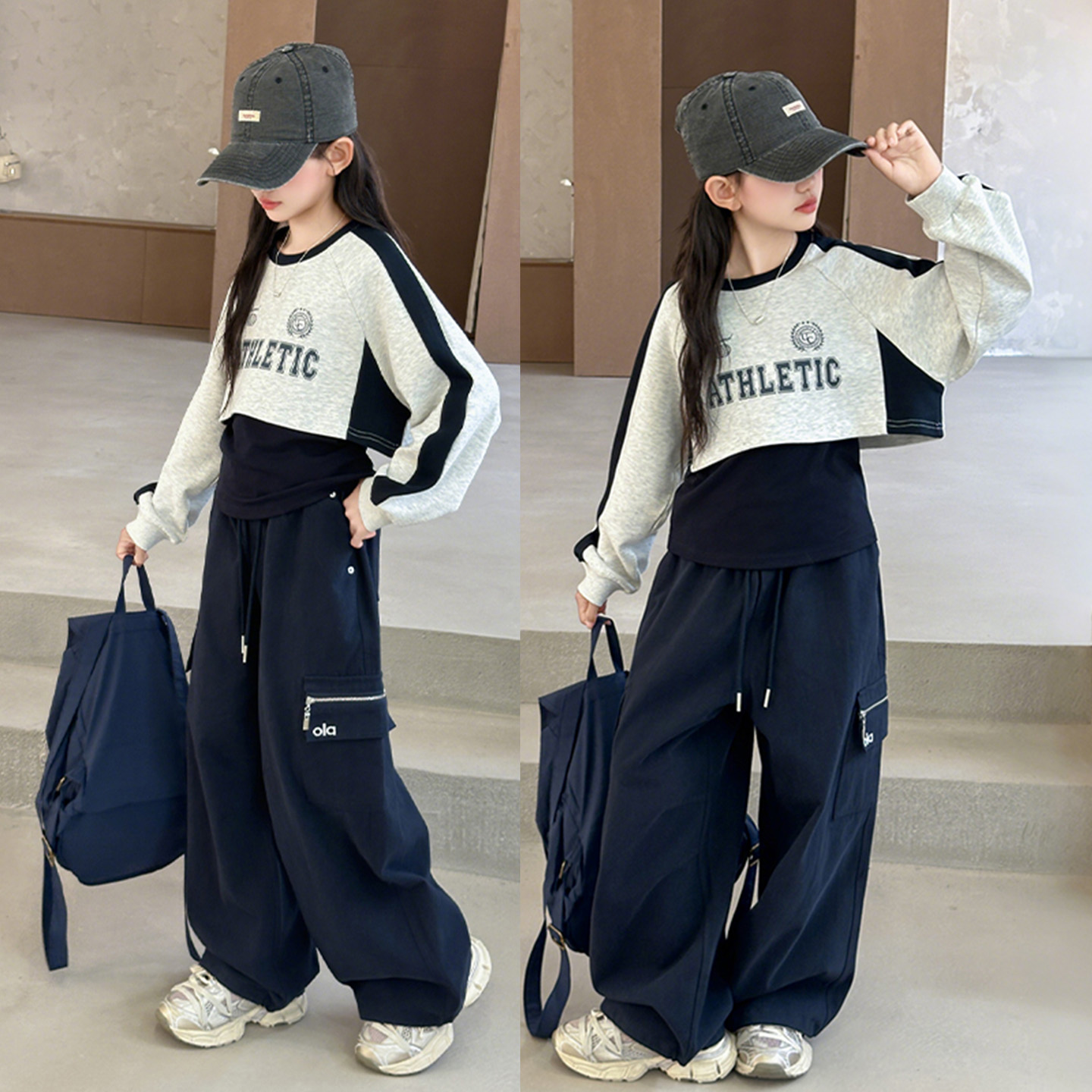 嘻哈韩版秋季爵士街舞hiphop套装