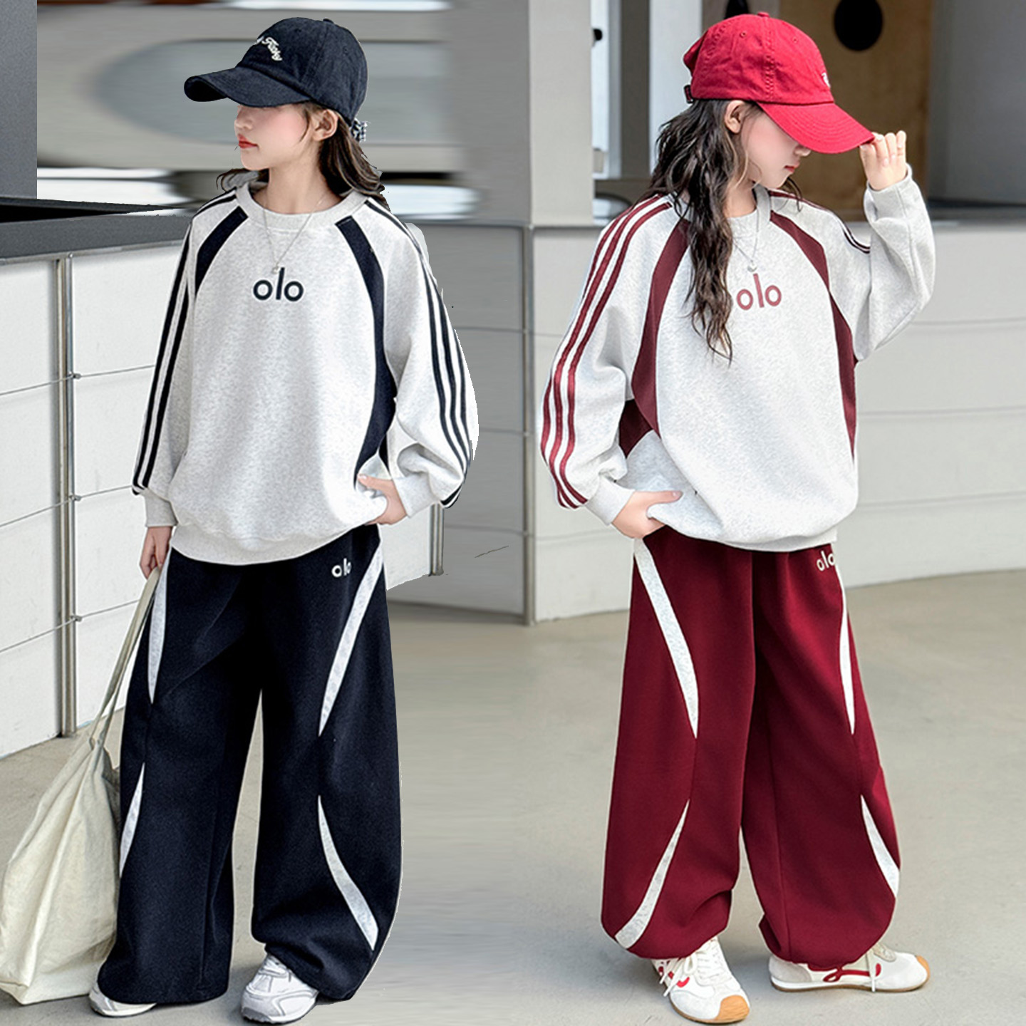 儿童街舞练功套装嘻哈运动会服装