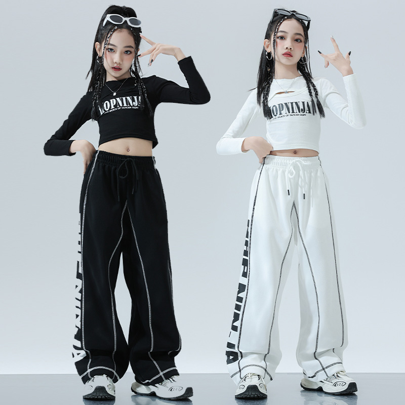 女童爵士舞jazz演出服街舞套装秋