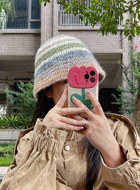 AARIC手作--秋冬渔夫帽钩针编织DIY材料包