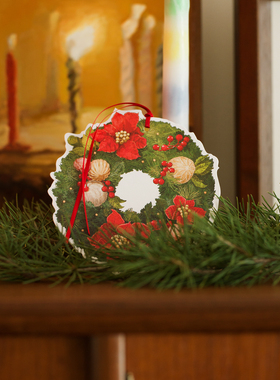 冬天的十个瞬间异形明信片卡片套装圣诞新年礼物艺术家天然原创