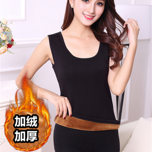 背心 棉女冬冬季 保暖背心女加绒加厚秋冬胖mm内穿女士大码 打底爆款