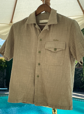 C2H4 Tropical Cuban Shirt 古巴领热带肌理感短袖衬衫