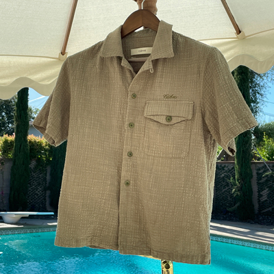 C2H4 Tropical Cuban Shirt 古巴领热带肌理感短袖衬衫