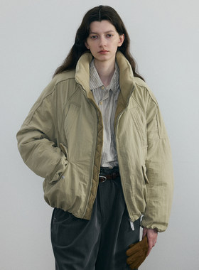 C2H4 Wrinkled Oversize Puffer 冬日衣橱 包裹感大廓形棉服