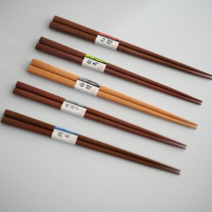 日本制进口 原木筷子 铁木 五木五双装