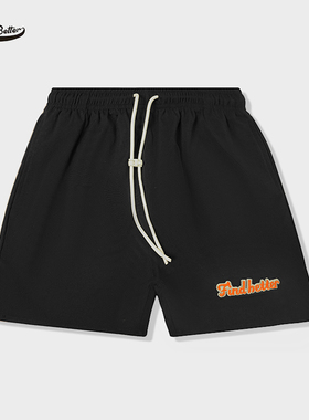 FIND BETTER潮流夏季男女宽松美式短裤 健身速干运动篮球裤男