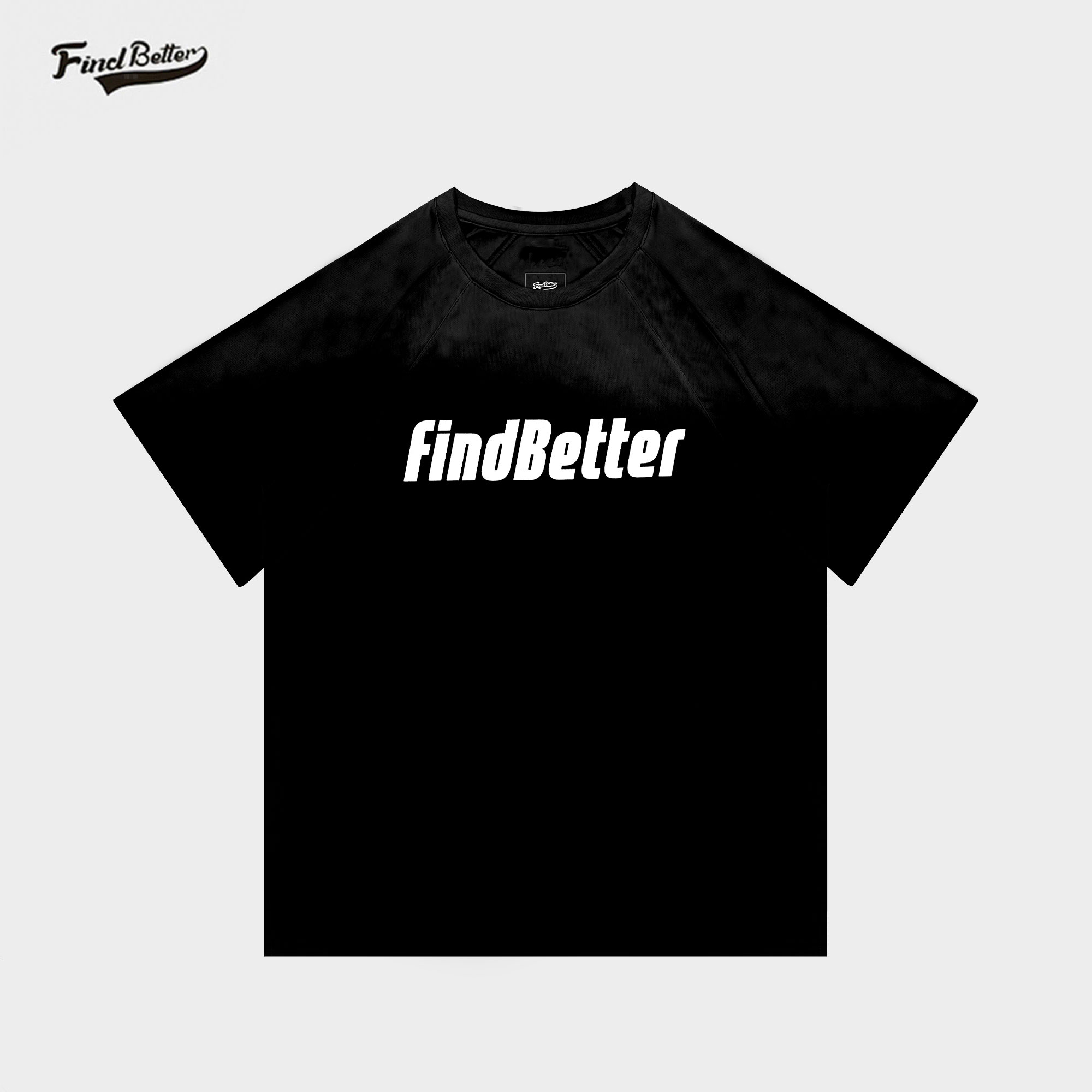 FINDBETTER美式短袖圆领棉感T恤