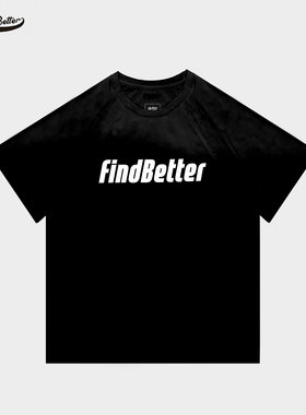 FIND BETTER美式短袖圆领T恤宽松棉感插肩袖训练服篮球运动速干衣