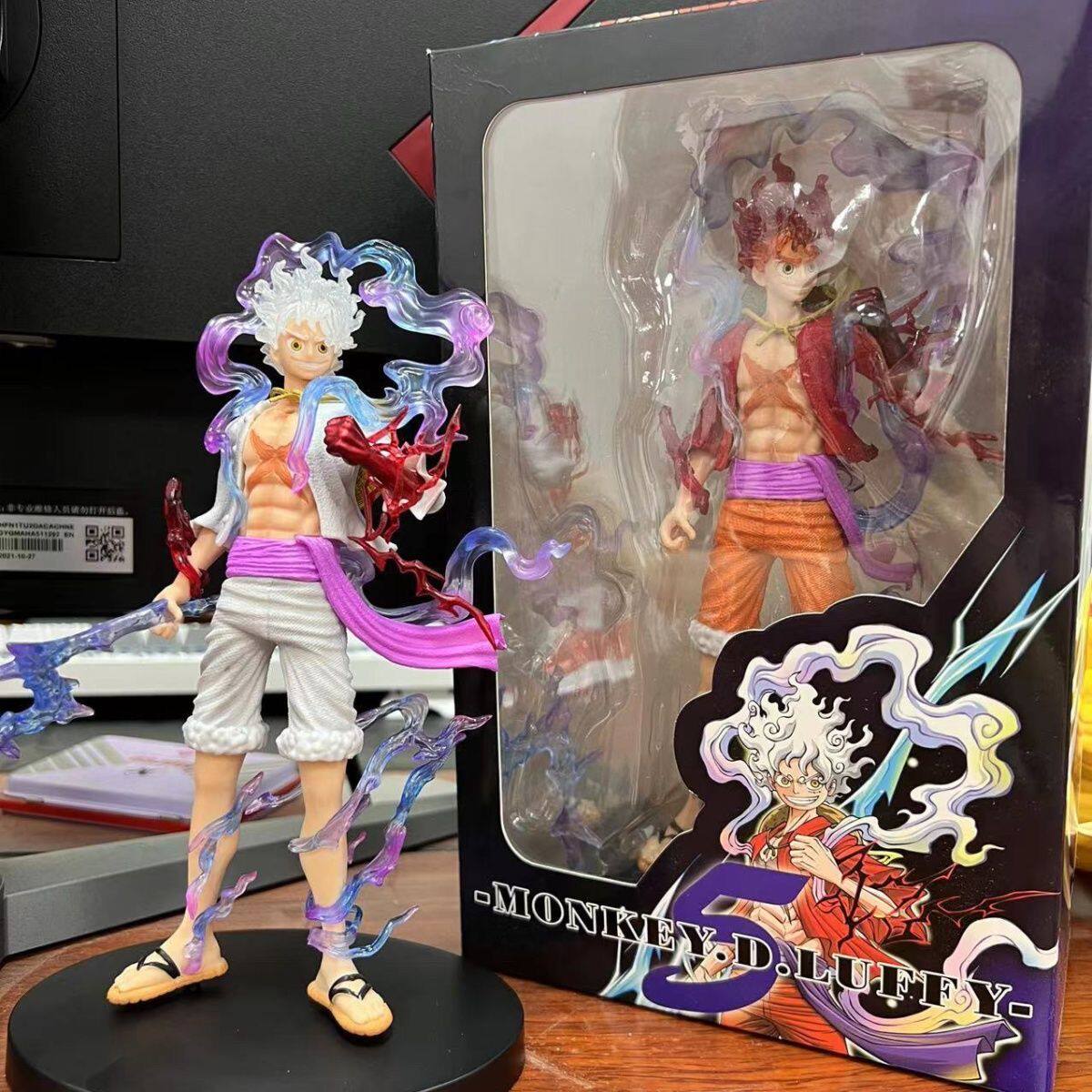 海贼王gk五档g5太阳神人人果实尼卡q版车载摆件路飞和之手办礼物