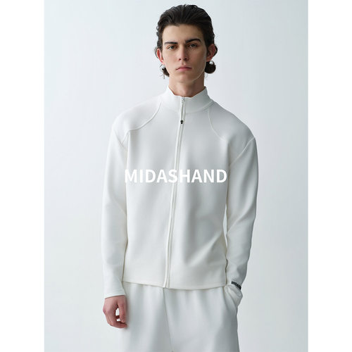 MIDASHAND26SS拉链针织开衫