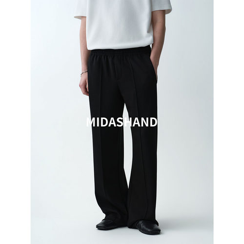 MIDASHAND26SS莱赛尔美式卫裤