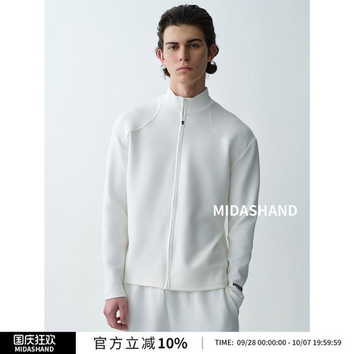 MIDASHAND26AW拉链针织开衫