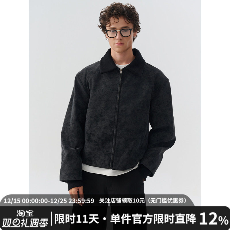 MIDASHAND美式复古翻领夹克